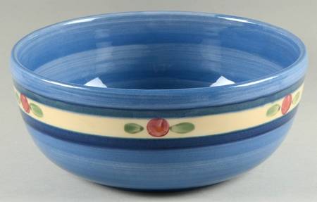 Blue Juniper 8" Round Vegetable Bowl