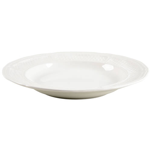 Pont Aux Choux (White) Large Rim Soup Bowl