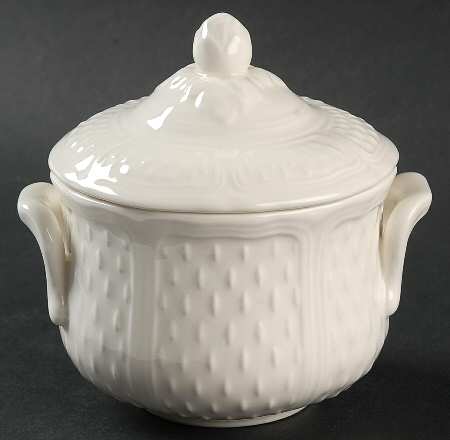 Pont Aux Choux (White) Sugar Bowl & Lid
