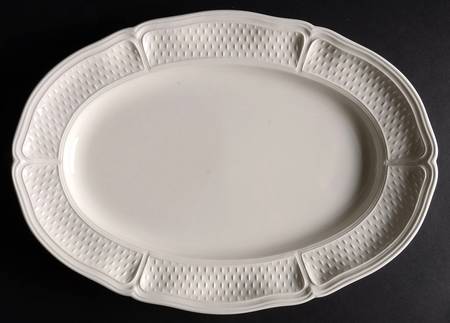Pont Aux Choux (White) 16" Oval Serving Platter