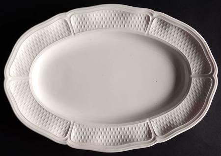 Pont Aux Choux (White) 14" Oval Serving Platter