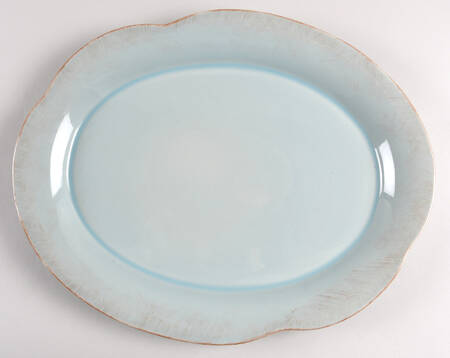 GTL1 Green 15" Oval Serving Platter