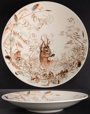 Sologne 12" Shallow Round Bowl