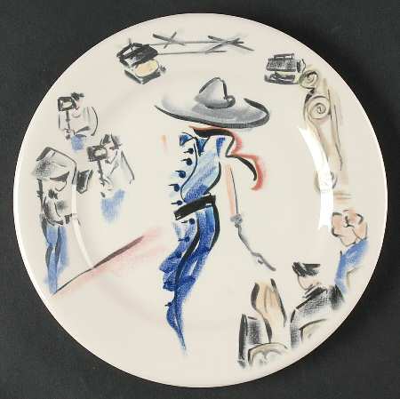 Joli Paris Salad/Dessert Plate