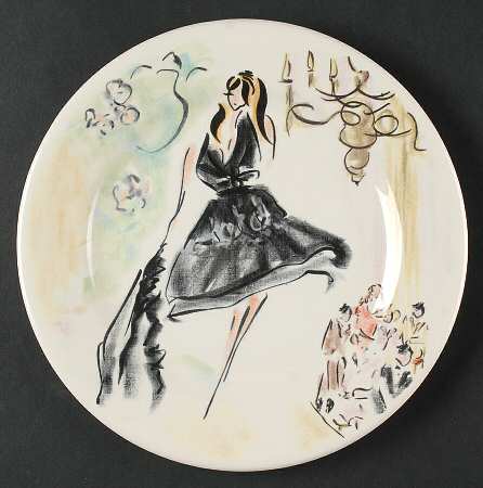 Joli Paris Salad/Dessert Plate
