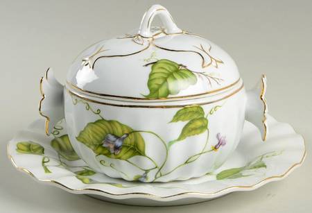 Jardin Sauce Boat & Lid with Underplate