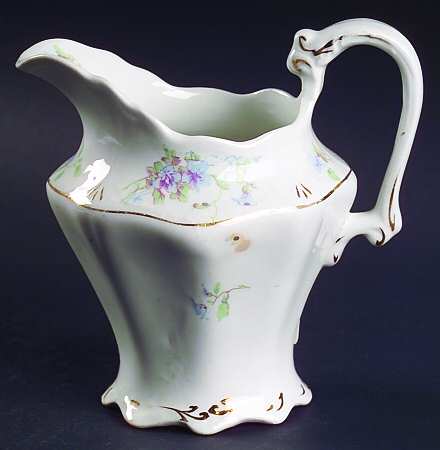 Dorothy (Blue and Purple Flower) Creamer