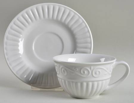 Chalmers Flat Cup & Saucer Set