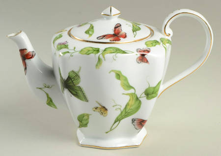 Butterfly Garden Teapot & Lid