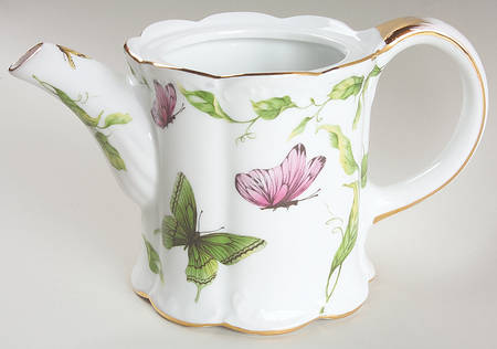 Butterfly Garden Teapot No Lid
