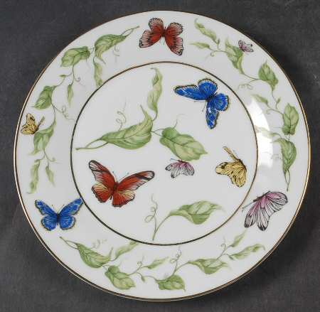 Butterfly Garden Salad Plate