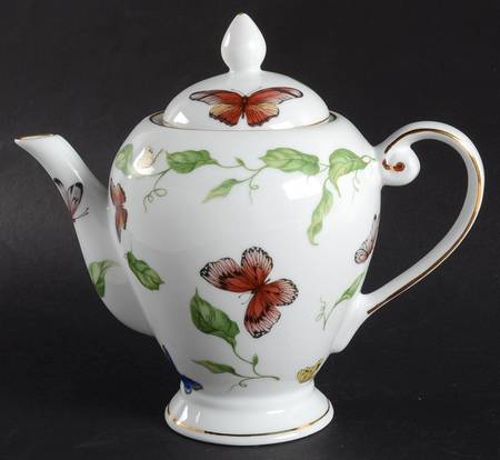 Butterfly Garden Coffee Pot & Lid