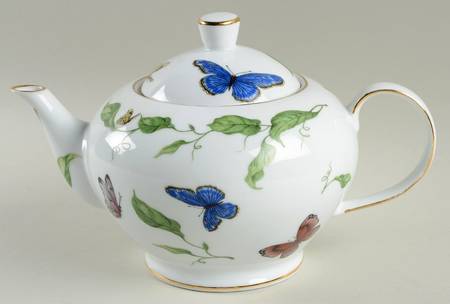 Butterfly Garden Teapot & Lid