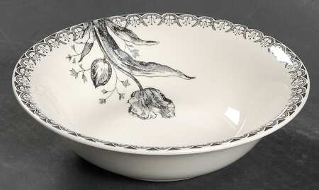 Tulipes Noires Coupe Cereal Bowl