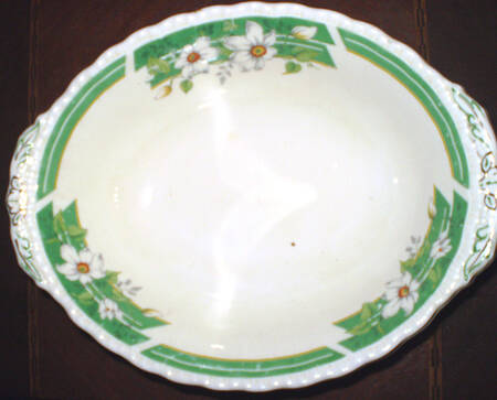 Clematis, The 10" Oval Vegetable Bowl