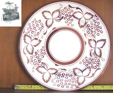GPO12 Saucer by Grays Pottery