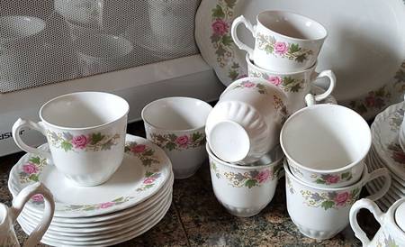GRI340 Flat Cup & Saucer Set