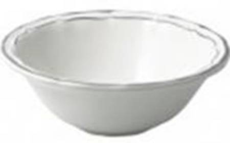 Filets Chocolats (Gray and Taupe) Large Soup/Cereal Bowl
