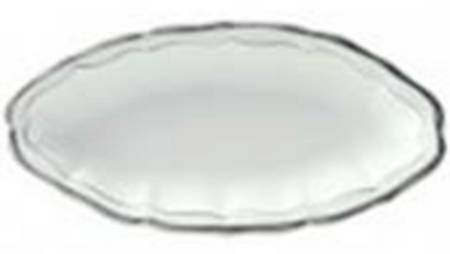 Filets Chocolats (Gray and Taupe) Pickle Dish