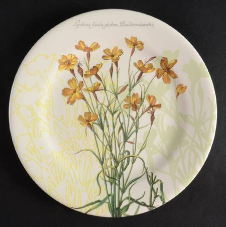 Lherbier du Roy Salad/Dessert Plate