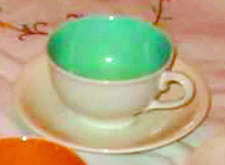 GRI345 Flat Cup & Saucer Set