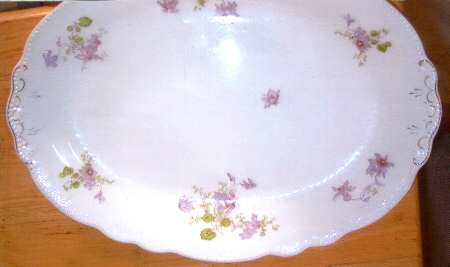 Tivoli White 14" Oval Serving Platter