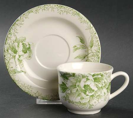 Fleur de Chine Flat Cup & Saucer Set