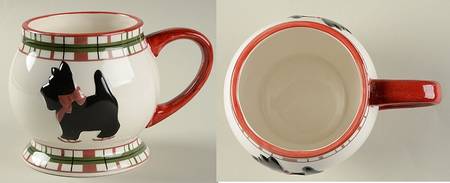 Scottie Plaid Mug