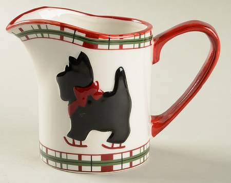 Scottie Plaid Creamer