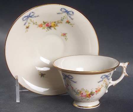 4449 Footed Demitasse Cup & Saucer Set by George Grainger & Co