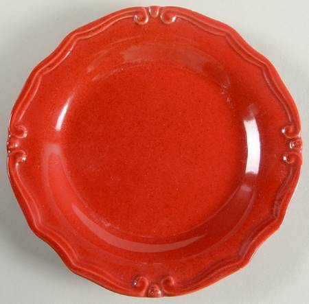 Royal Red Salad Plate