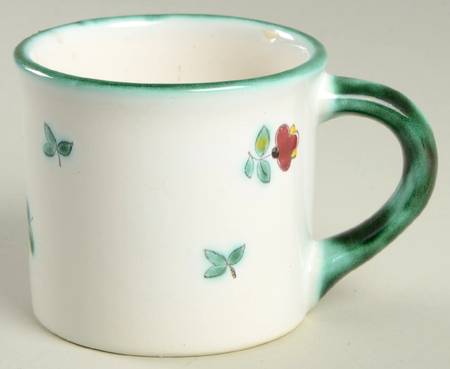 Scattered Blossom Green (Coupe) Mug
