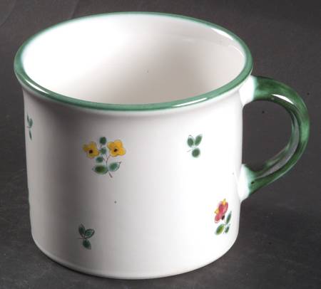 Scattered Blossom Green (Coupe) Mug