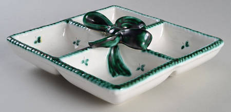 Scattered Blooms Accessories Green 4 Part Relish