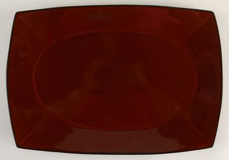 Soho Lounge Red 15" Rectangular Serving Platter