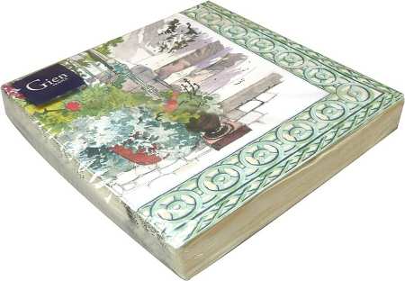 De Paris a Giverny Package of Paper Luncheon Napkins