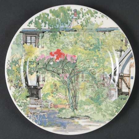 De Paris a Giverny Canape Plate