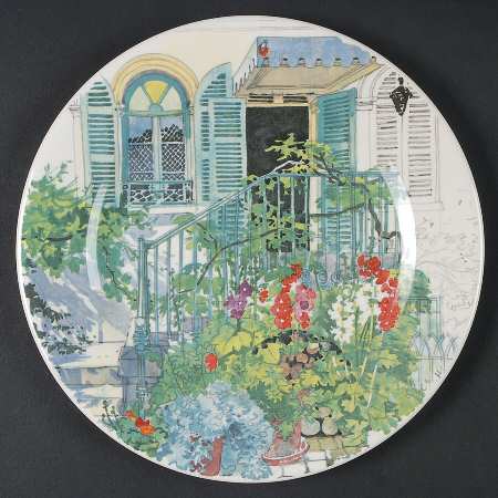 De Paris a Giverny Salad/Dessert Plate