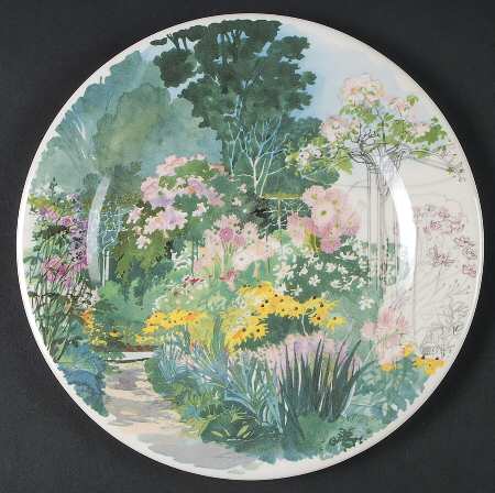 De Paris a Giverny Salad/Dessert Plate