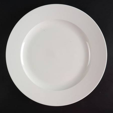 White Elements 12" Chop Plate (Round Platter)