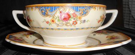 Berkeley, The Footed Cream Soup Bowl & Saucer Set