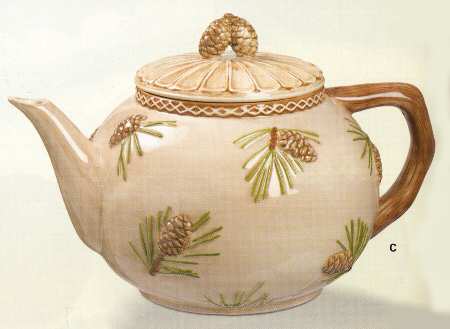 Cabin Fever Teapot & Lid by Grasslands Road