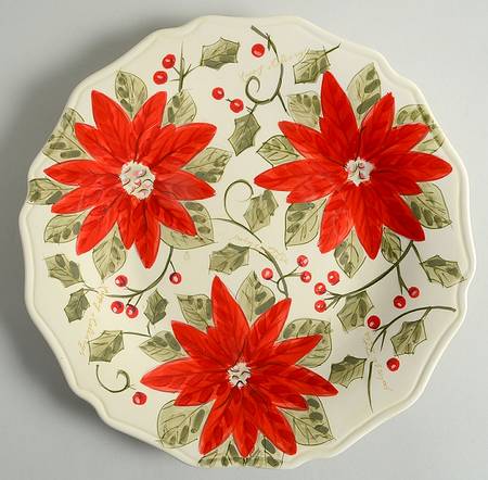 Poinsettia Happy Holidays by Gibson Designs