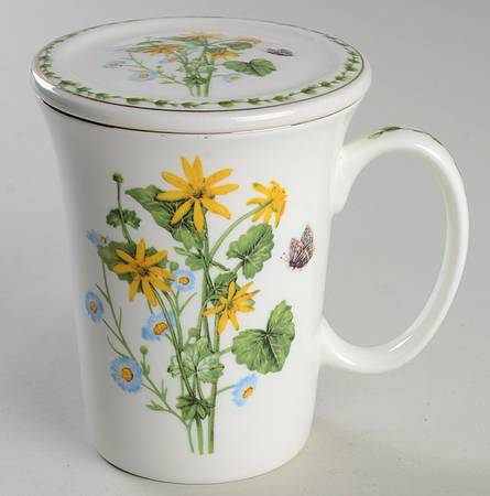 Botanic Flower Mug & Lid
