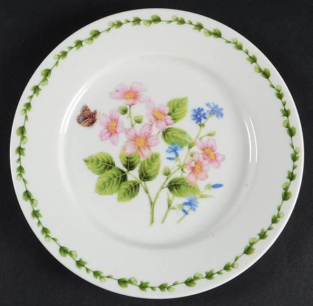Botanic Flower Salad/Dessert Plate
