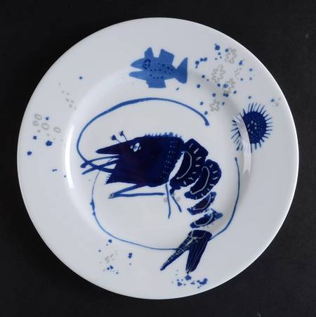 Ocean (Blue) Salad Plate