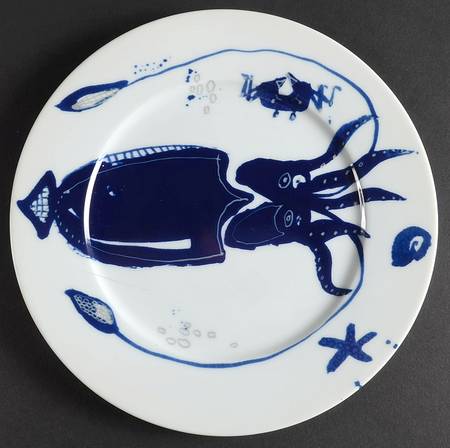 Ocean (Blue) Salad Plate