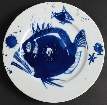 Ocean (Blue) Salad Plate