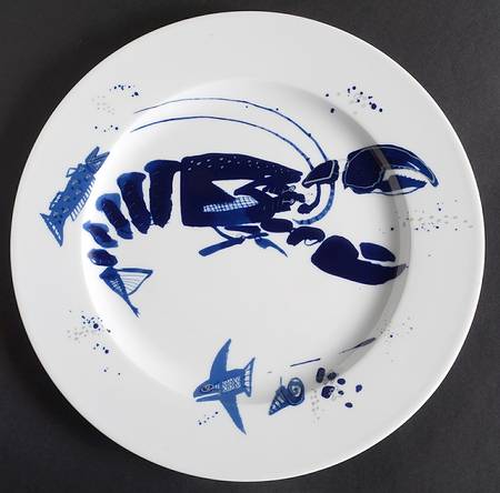 Ocean (Blue) 12" Chop Plate (Round Platter)