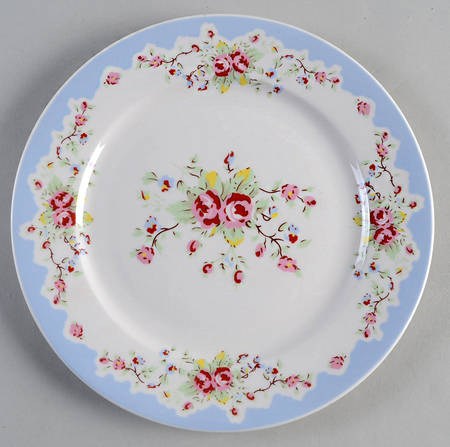 Blue Vintage Rose by Gracie Bone China
